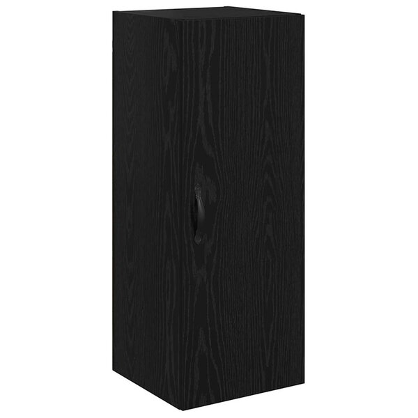 vidaXL Meuble mural Chêne noir 34 5 x 34 x 90 cm Bois d'ingénierie