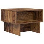 vidaXL Table basse Bois ancien 48 x 46 x 35 cm Bois d'ingénierie