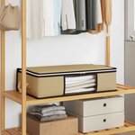 vidaXL Boîte de rangement avec fenêtre latérale transparente 6 Pièces