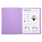 Paquet 100 Chemises Super 210 - 24x32cm - Lilas - X 5 - Exacompta