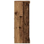 Buffet vidaXL avec lumières LED en bois ancien 60 5x37x100 cm
