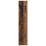 vidaXL Porte-manteau mural avec stockage Vieux bois 20 x 1.5 x 100 cm