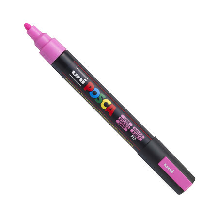 Marqueur Posca Rose fluo PC5M Pointe conique moyenne