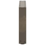 vidaXL Pieds de table basse en U 2 pièces Acier naturel 30 x (30-31) cm Acier