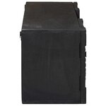 vidaXL Meuble TV avec étagère avec stockage Noir 105 x 30 x 35 cm