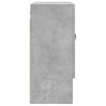 vidaXL Armoire murale gris béton 60x31x70 cm bois d'ingénierie