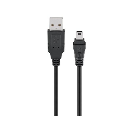 Cable Goobay USB 2.0 type A - Mini B M/M 1,80m (Noir)