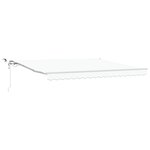 vidaXL Auvent rétractable automatique avec LED blanche 400x350 cm