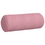 vidaXL Coussins d'accent 2 Pièces Rose Ø 25 x 70 cm