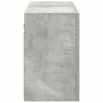 vidaXL Armoire murale de bain gris béton 100x25x40cm bois d'ingénierie