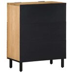 vidaXL Buffet marron 60x33x75 cm bois massif de manguier