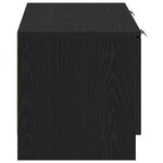 vidaXL Meuble TV Noir 102 x 35 x 36 5 cm Bois d'ingénierie