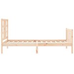 vidaXL Cadre de lit sans matelas 90x200 cm bois de pin massif