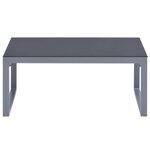 vidaXL Table basse 90x50x40 cm Aluminium