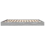 vidaXL Cadre de lit sonoma gris 180x200 cm bois d'ingénierie