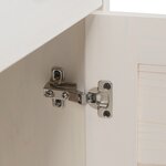 vidaXL Ensemble de mobilier de salle de bain 2 Pièces Marron et blanc