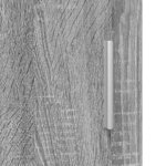 vidaXL Ensemble d'armoire de salle de bain TULUM Gris Sonoma