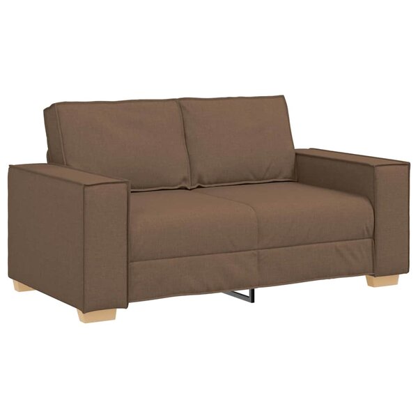 vidaXL Canapé 2 places Marron 160x78x84 cm Tissu