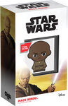 Monnaie en argent 2 dollars g 31.1 (1 oz) millésime 2023 chibi mace windu