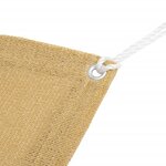 vidaXL Tapis de tente sable 250x250 cm PEHD
