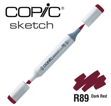 Marqueur à l'alcool Copic Sketch R89 Dark Red