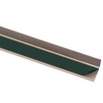 vidaXL Nez de marche Forme en L 5 pcs Aluminium 90 cm Marron