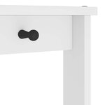 vidaXL Portemanteau SANDNES blanc 87x40x159 5 cm bois massif pin