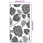 vidaXL Tapis d'extérieur ARAKIL vert 80x150 cm PP