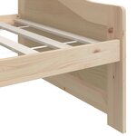 vidaXL Lit de repos 3 places Bois de pin massif 90x200 cm