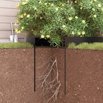 vidaXL Barrière Racine Noir 0 7x3 m 1 5 mm HDPE
