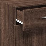 vidaXL Buffet chêne marron 45x42 5x93 cm bois d'ingénierie