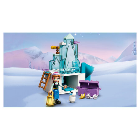 Lego 43194 disney le monde féérique d'anna et elsa de la reine des neiges  avec château et poupées de princesses enfant 4 ans et p - La Poste