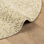 vidaXL Tapis shaggy PAMPLONA poils longs moderne doré Ø 120 cm
