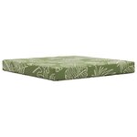 vidaXL Coussin de canapé d'extérieur 3 Pièces Modèle feuille Polyester