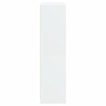 vidaXL Buffet haut avec portes blanc 68x37x142 cm bois d'ingénierie