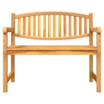 vidaXL Ensemble à manger de jardin 5Pièces Bois de teck massif