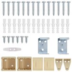 vidaXL Store Vénitien Marron clair avec motif 150 x 160 cm PVC