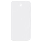 Lot de 500: Étiquette industrielle PVC blanche 55x110 mm