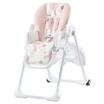 Kinderkraft chaise haute pour bébé yummy rose