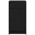 vidaXL Buffet Chêne noir 40 x 40.5 x 75 cm Bois d'ingénierie