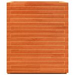 vidaXL Jardinière cire marron 90x60x72 5 cm bois de pin massif