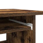 vidaXL Bureau Chêne fumé 80x45x74 cm Bois d'ingénierie