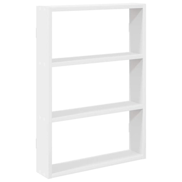 vidaXL Étagère murale blanc 43x9x60 cm bois d'ingénierie