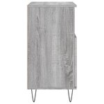 vidaXL Buffets 2 Pièces sonoma gris bois d'ingénierie