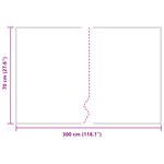 vidaXL Barrière Racine Noir 0 7x3 m 1 5 mm HDPE
