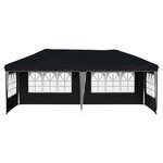 vidaXL Tente de fête pop-up 575 x 289 x 245 cm Anthracite