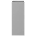 vidaXL Jardinière argenté 32x29x75 cm acier galvanisé