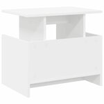 vidaXL Meuble TV Blanc 50 x 35 x 45 cm Bois d'ingénierie