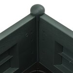 vidaXL Lit surélevé de jardin PP Vert 100x43x35 cm