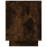 vidaXL Meuble TV chêne fumé 80x35x45 cm bois d'ingénierie
